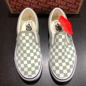 desert sage checkered vans